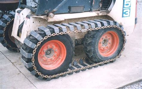 track chains for skid steer|homemade skid steer tracks.